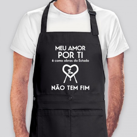 Avental homem “MEU AMOR POR TI”